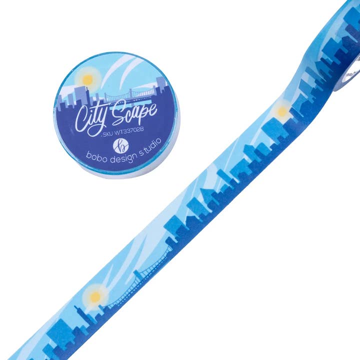 City Scape - Washi Tape for wholesale by Bobo Design Studio