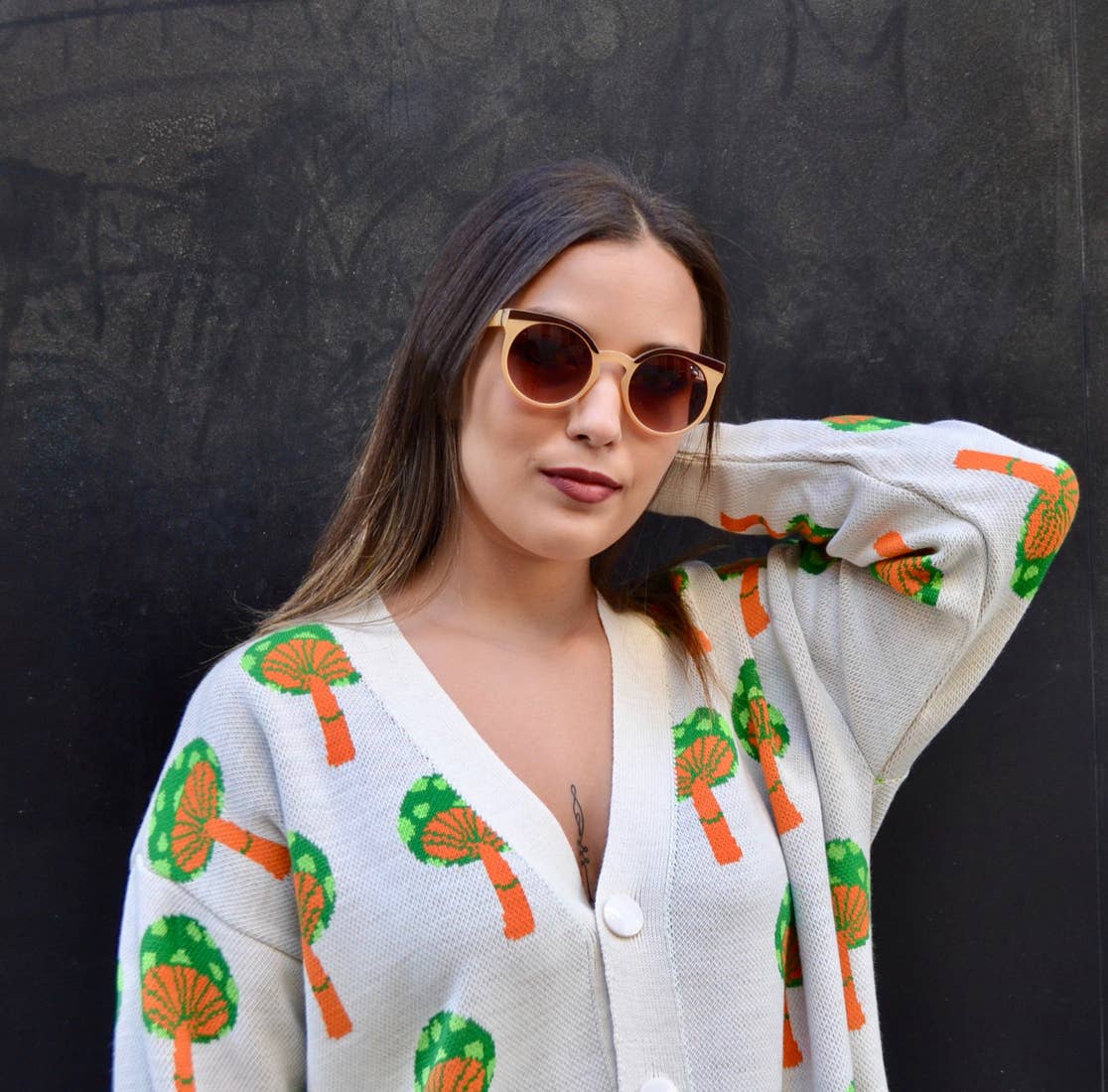 Flipa Barcelona - Wholesale Cardigan - Women's - Mushroom cardigan3