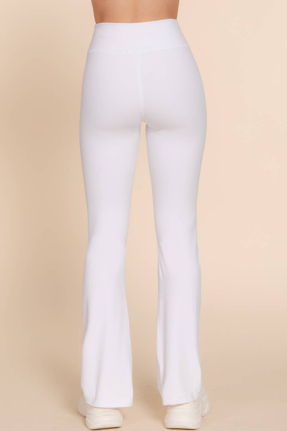 Active Basic | Active USA - Wholesale Athletic Pants - Women's - Waist Band Flare Stretch Workout Long Pants9