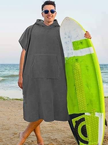 VIGOR - Wholesale Robe - Unisex - Changing Robe with Hood Quick Dry Microfiber Wetsuit Changing Towel with Pocket for Surfing Men Women(10 Pack)2