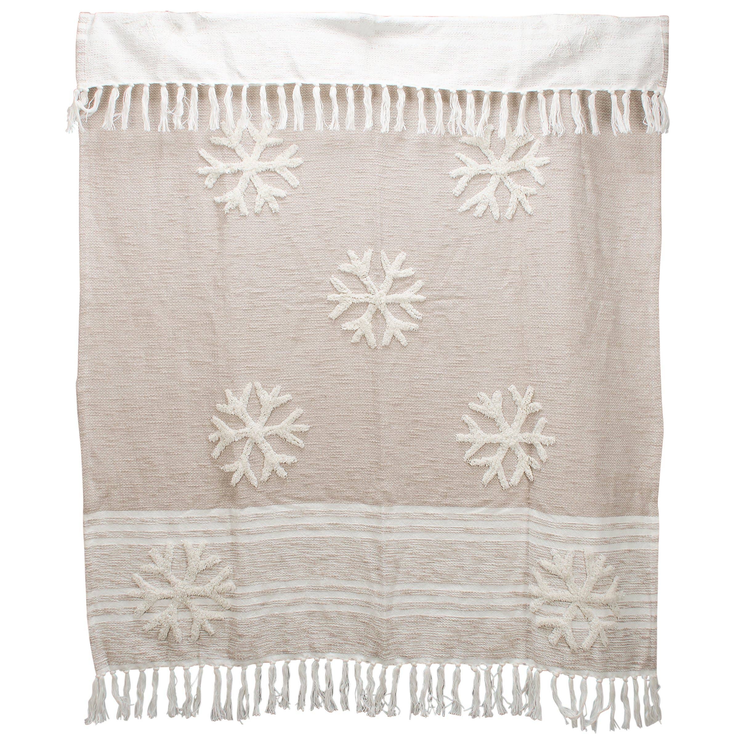 Primitives by Kathy - Wholesale Throw Blanket - Snowflakes Throw1