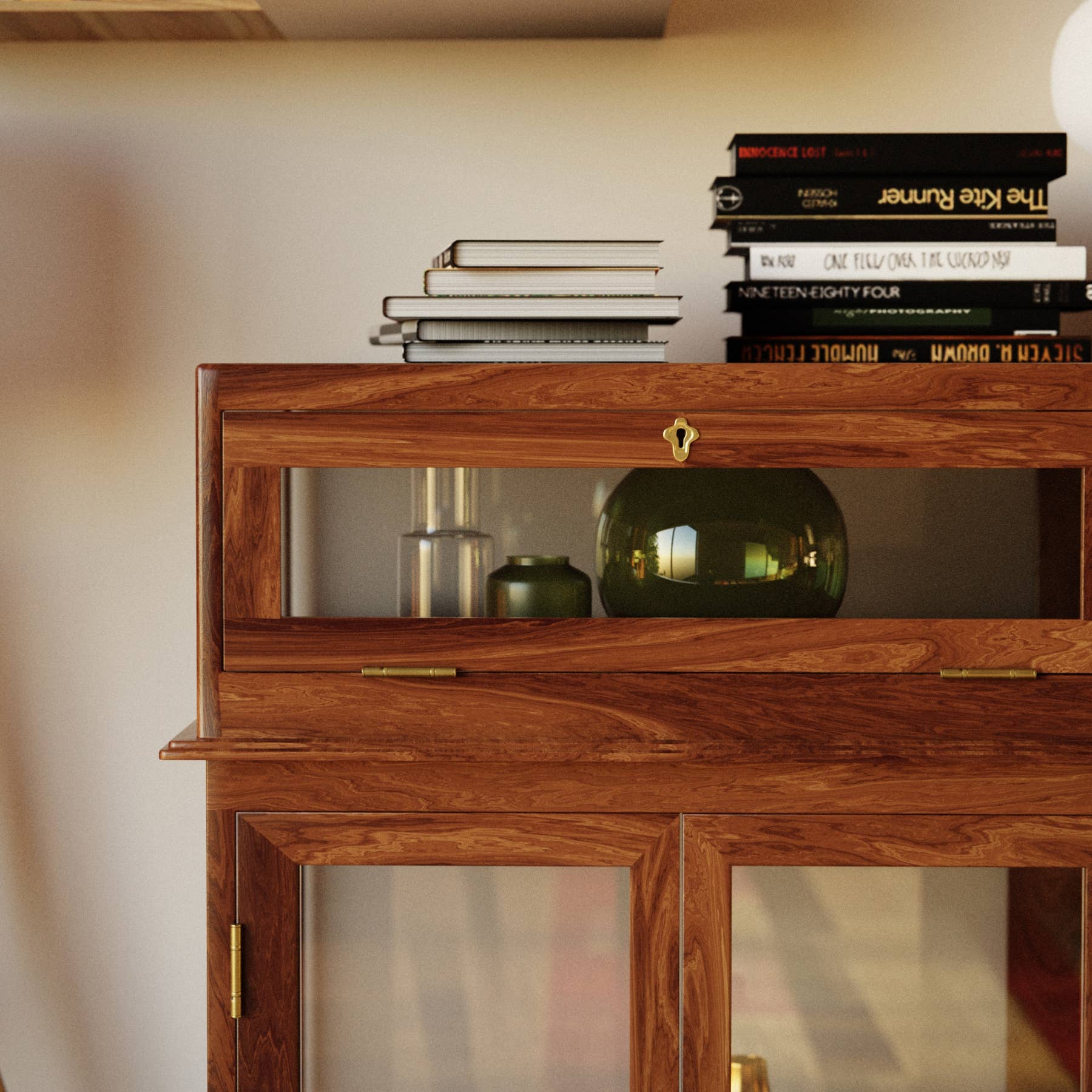 Natural Havana Display Cabinet - Rectangle for wholesale on Faire13