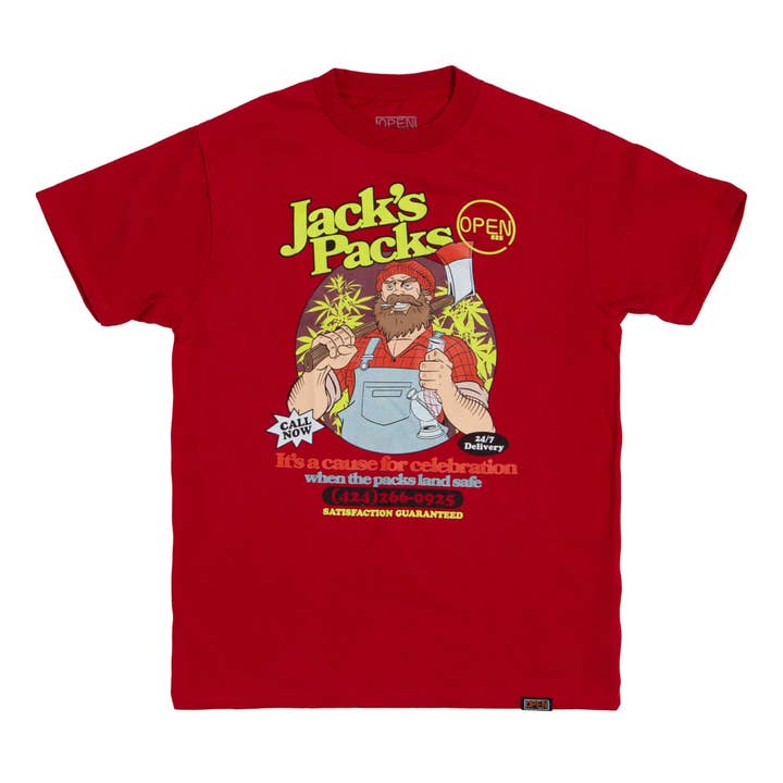 Pacotes Jacks Tee Cardinal por atacado de Open925