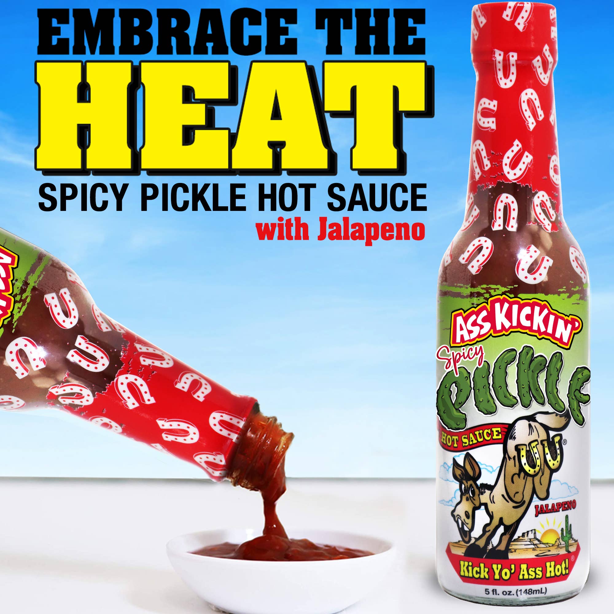 Southwest Specialty Food - Wholesale Hot Sauce - Ass Kickin' Spicy Pickle Jalapeno Hot Sauce4