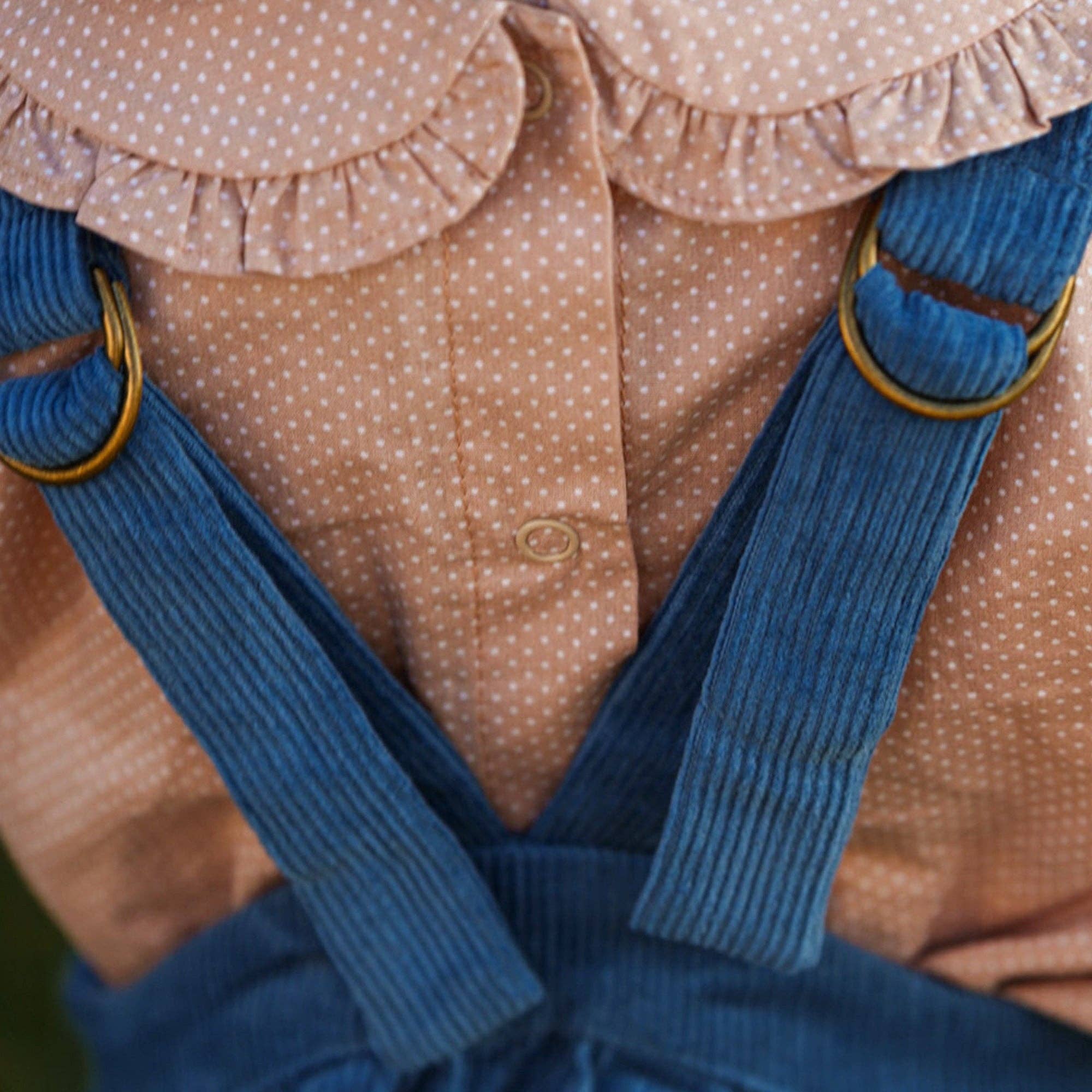 Lillies Dream - Wholesale Dress - Kids - Pebble Corduroy Pinafore4