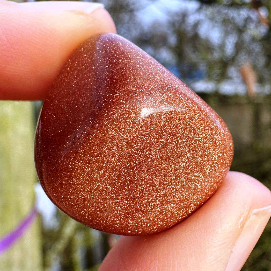 Elf Kendal Hippies – wholesale Spiritual stone/crystal – Goldstone tumbled crystal 2-3cm polished gemstone sparkly uk4