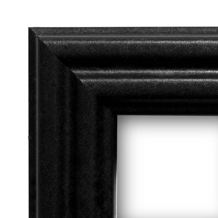 US Art Frames - Wholesale Picture Frame - 8x10 Black .75" Solid Wood Picture Frame for Wall