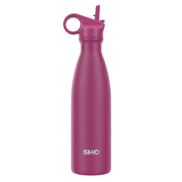 SHO – wholesale Water bottle – Original Bottle & Straw Lid┃Insulated Reusable Water Bottle3