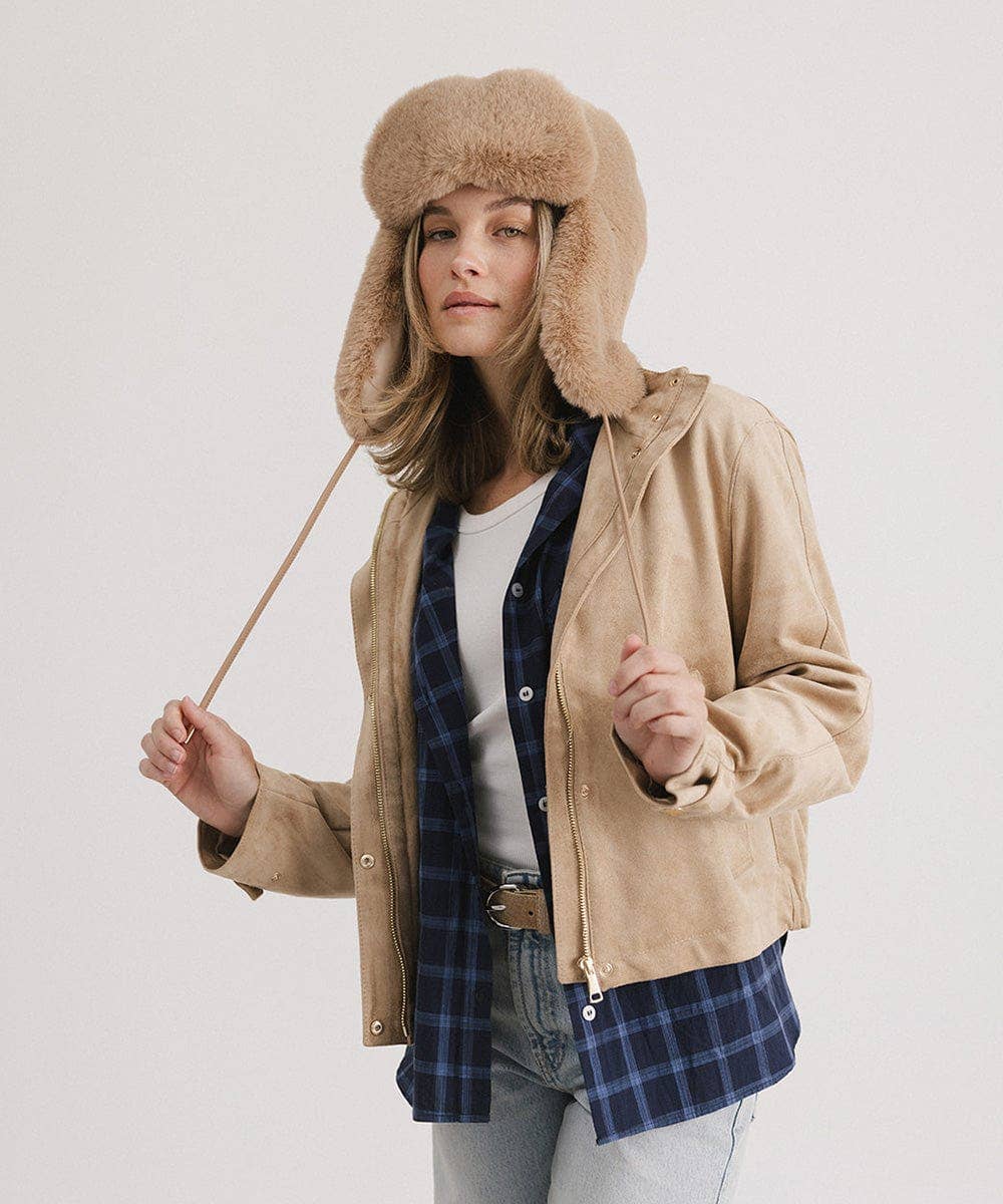 Gigi Pip - Wholesale Trapper/Bomber Hat - Women's - Logan Faux Fur Trapper Hat14