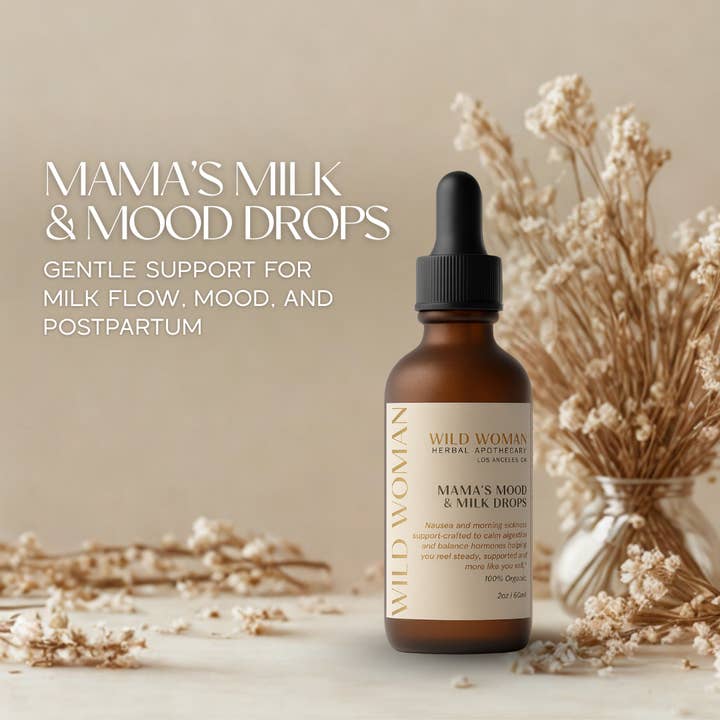Mama's Mjölk & Humördroppar | Stöd för Amning & Nervsystemet för wholesale av Wild Woman Herbal Apothecary