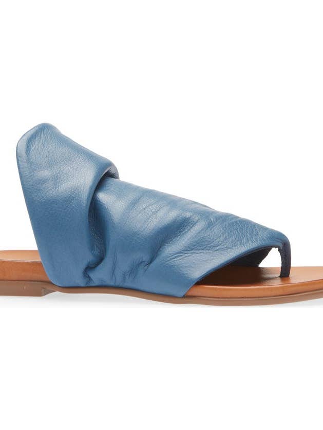 Sheridan Mia - Vente Sandales – femme - TONGS EN CUIR MOA - BLEU MARINE2