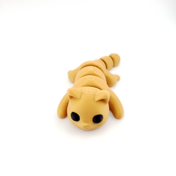 The Geek Galleria – wholesale Dekorativ statyett – 1 Ledad Katt - 3D-printad Fantasivarelse - Zou 3d
