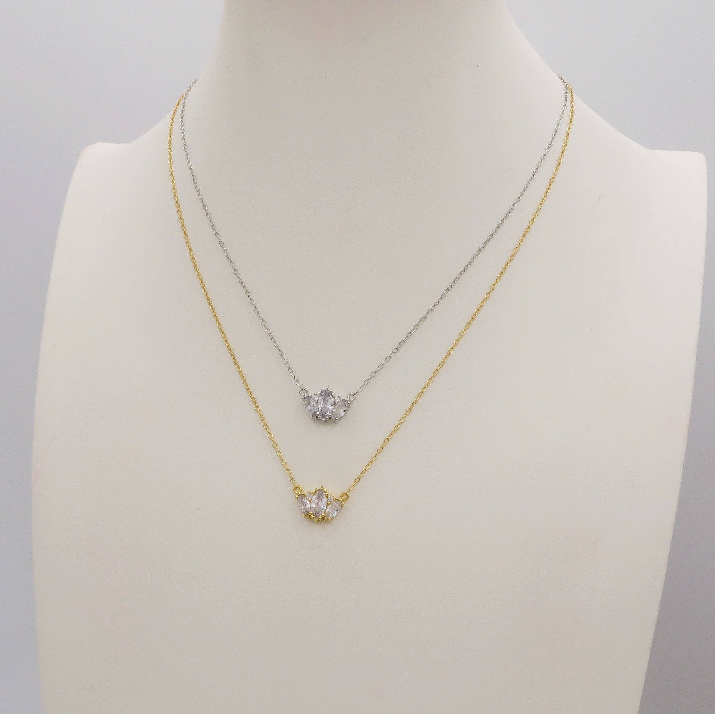 Daemon srls - Vendita all'ingrosso Collana con ciondolo/pendaglio - HAVEN ~ Collana con pendente in argento 925 e cubic zirconia3