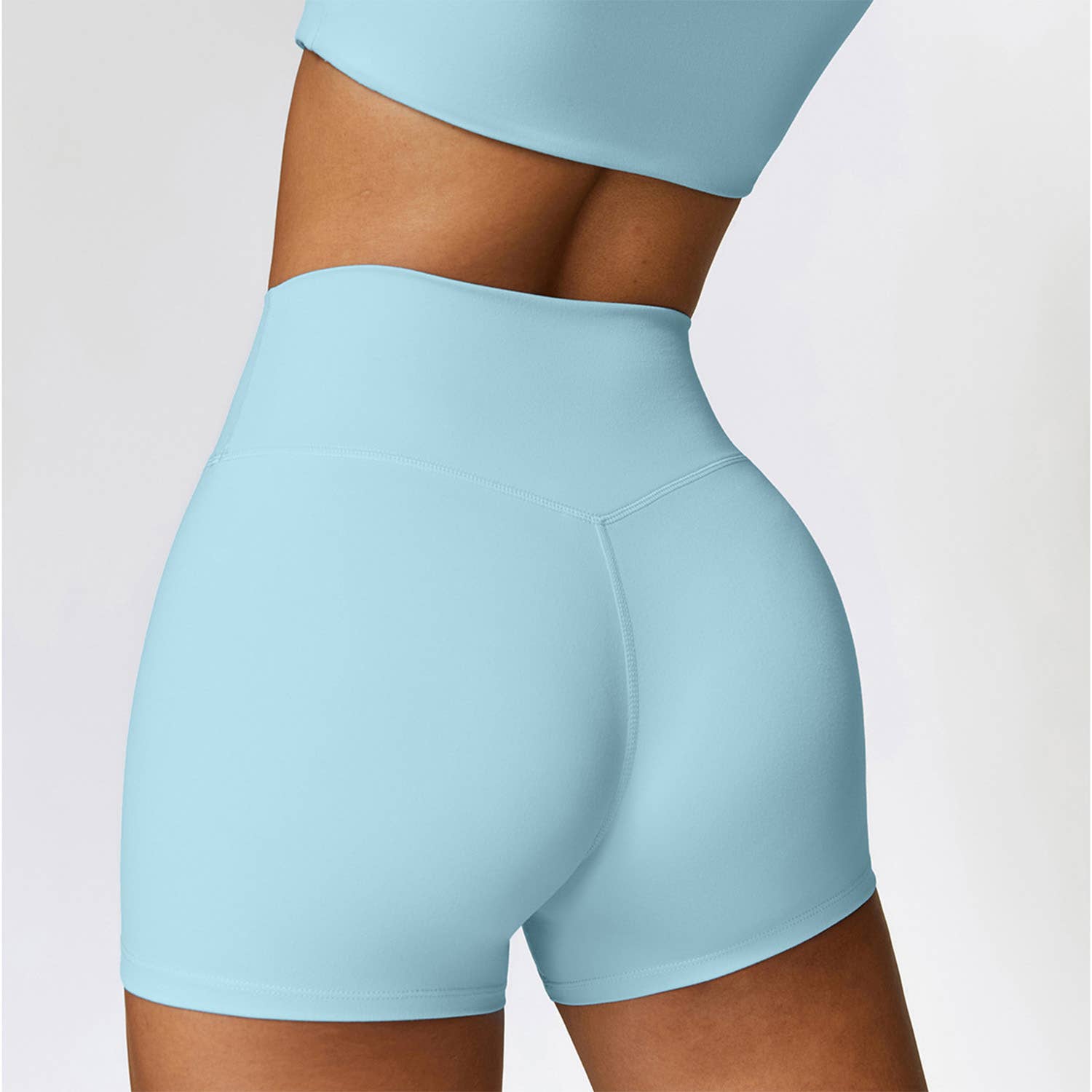 Crave by FW - Wholesale Athletic Shorts - Women's - No Front Seam High Waist Biker Shorts30