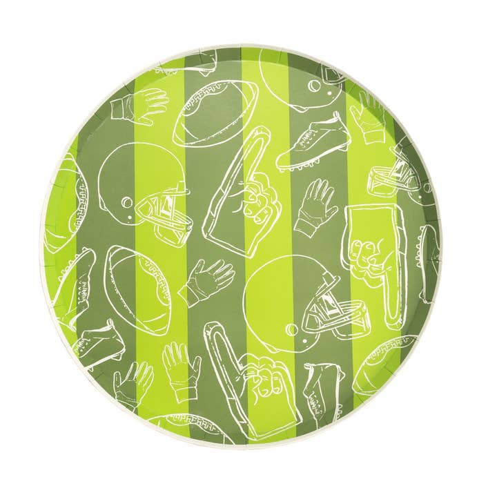 SPO24-DP1- Touchdown Dessert Plates for wholesale by Gatherings by Curated Paperie
