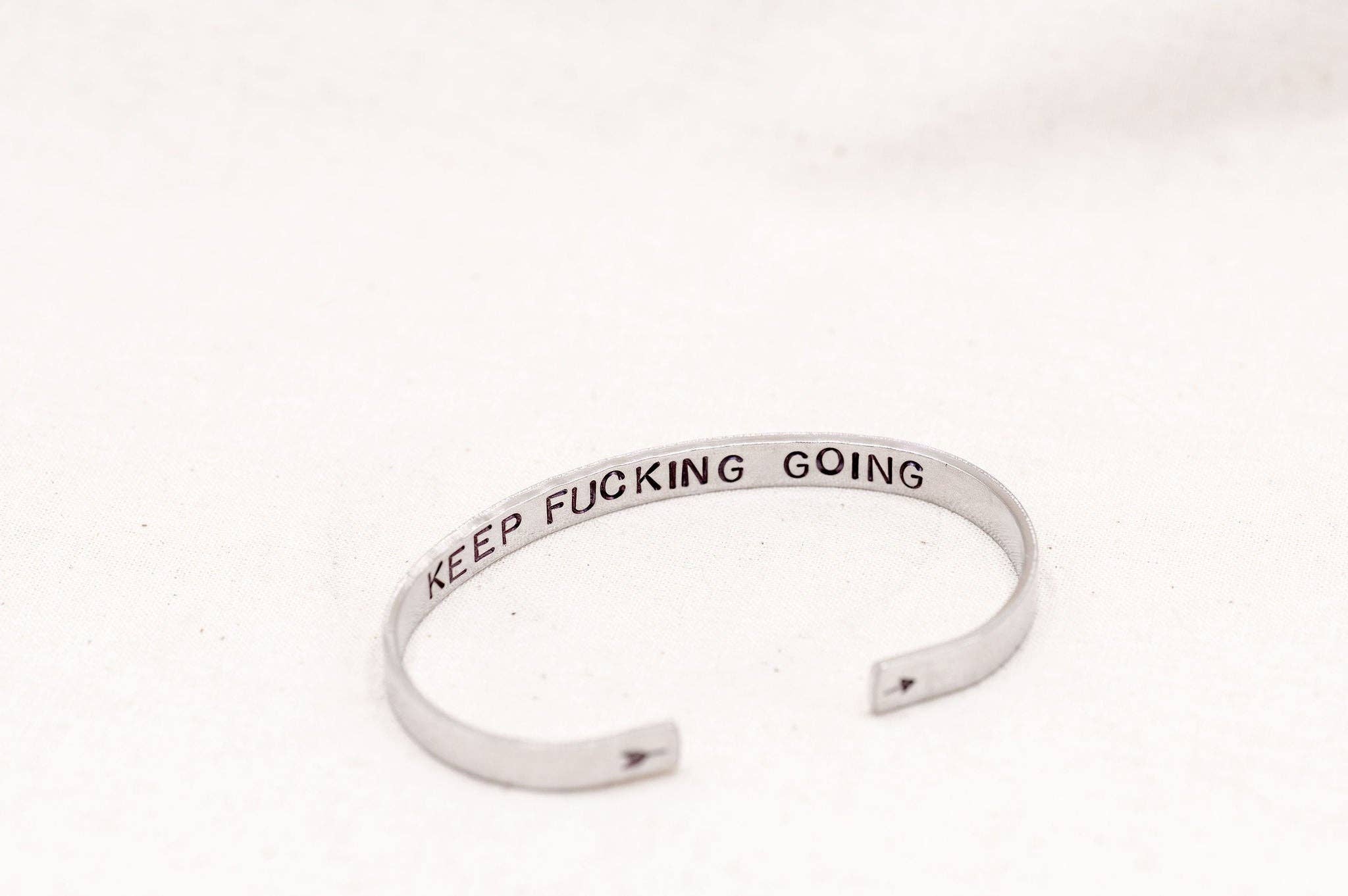 Nautically Northern - Wholesale Cuff Bracelet - "Keep F***ing Going" Cuff Bracelet14