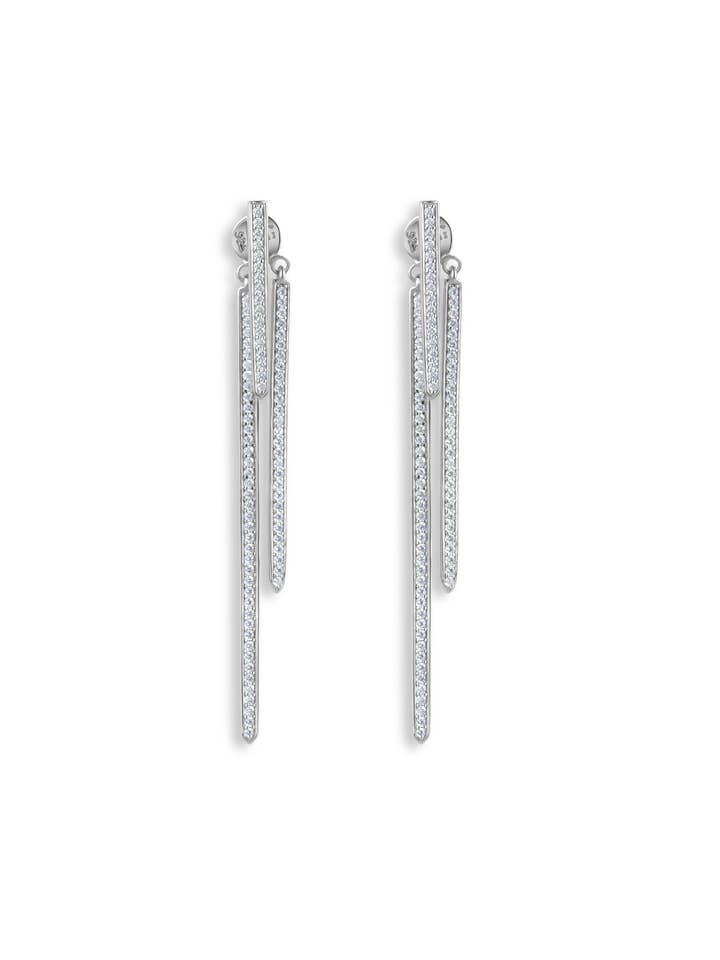 Marie earrings - Silver for wholesale by roberta amsterdam