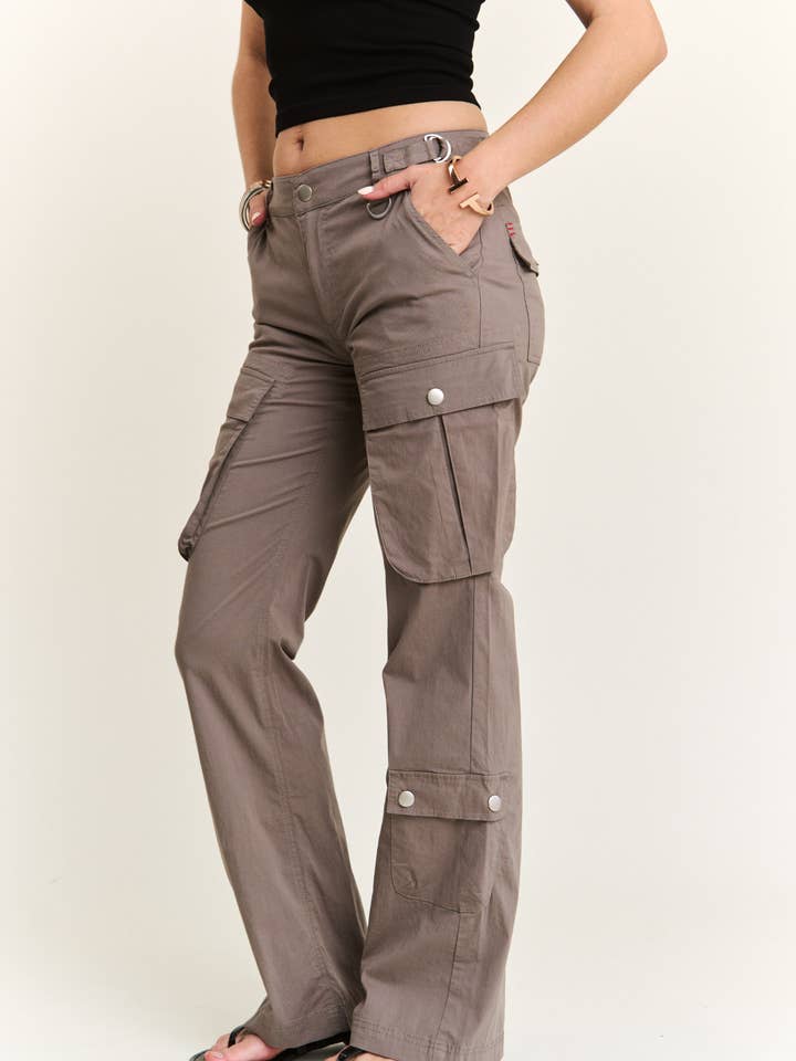 ADORA LA - Wholesale Pants - Women's - CEP3206 - LOW RISE STRAIGHT CARGO PANTS