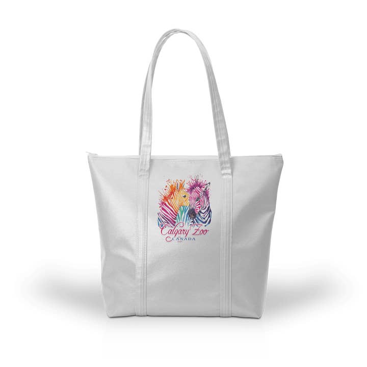 Customizable Vegan Leather Starlight Bag: Watercolor Zebras for wholesale by Matrix