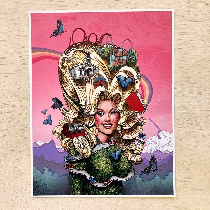 Esther Sketch - Wholesale Art Print - Dolly Print 8.5"x11"6