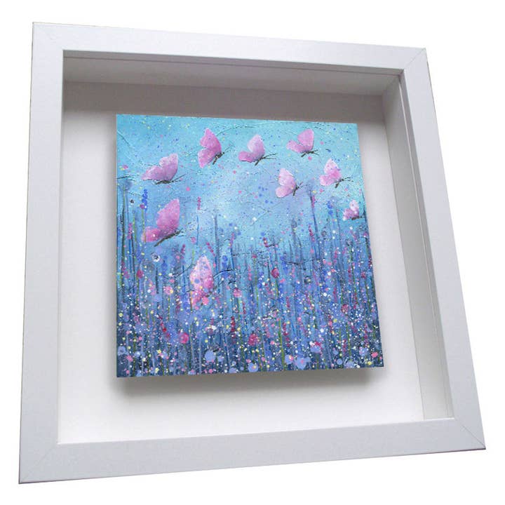 Flyvende gratis indrammet keramiske fliser for engroshandel hos Emily Ward Art