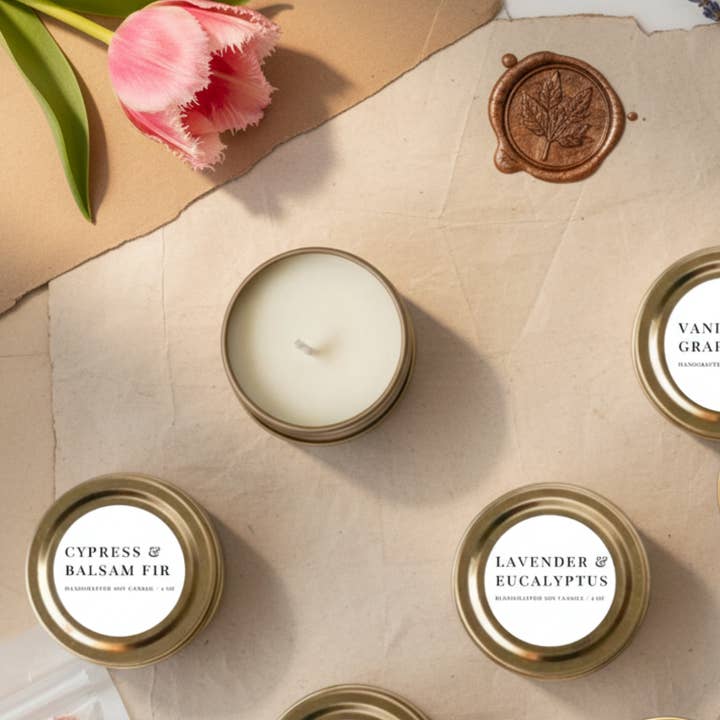 Benjamin Soap Co. - Wholesale Travel Candles - Mini Candles | 2 oz1