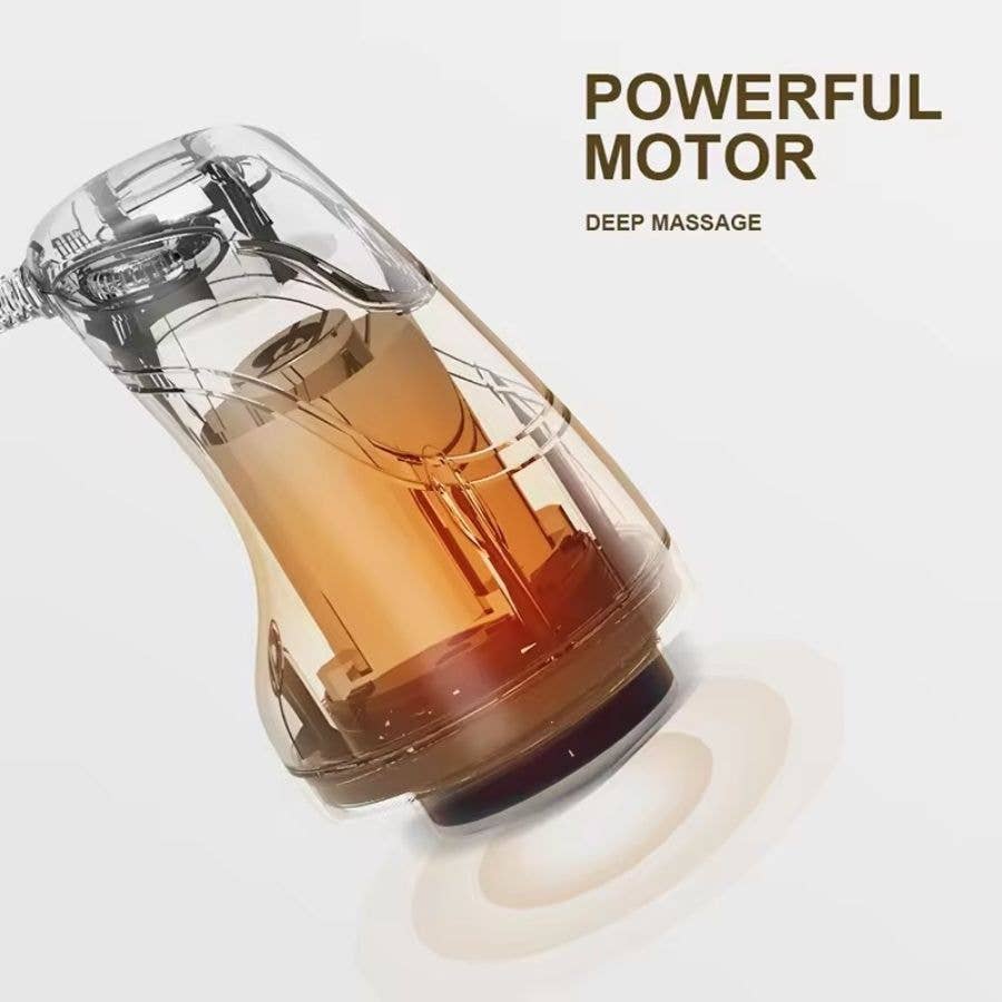 white Body Massager 8 Heads Vibrater Massagers Body Shaping Massage Equipment Roller Shoulder and Neck Massage Machine Handheld-Cellulite Massager for Relax Body with Free Gift for wholesale on Faire7