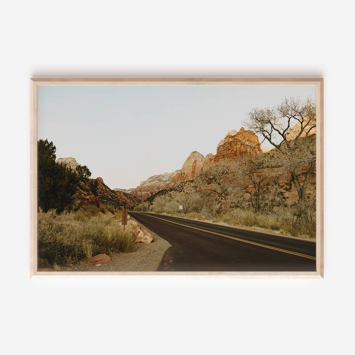 Zion National Park 01 Fine Art Matte Print (Unframed) for wholesale by The Weithouse Print Shop