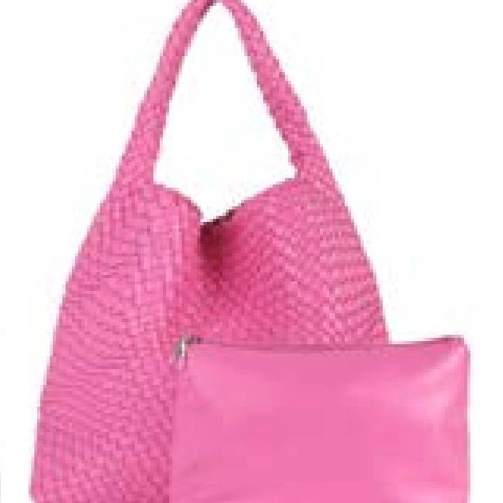 Offerta di chiusura Sydney Woven Barbie Pink per la vendita all'ingrosso da parte di Lemonbella