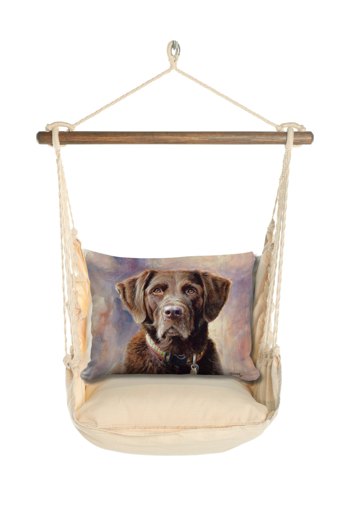 Magnolia Casual - Wholesale Swing Set - Hammock Swing 4-Piece Set indoor / outdoor - Magnolia Stripe7