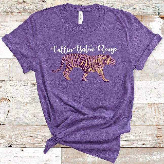 Callin' Baton Rouge LSU Tigers Game Day Graphic Tee - YOUTH for wholesale by Pink House On River Road