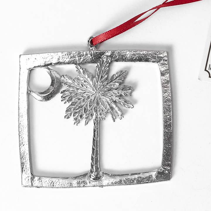 House of Morgan Pewter - Wholesale Ornament Set - South Carolina Ornaments - SC Flag Gift Set5