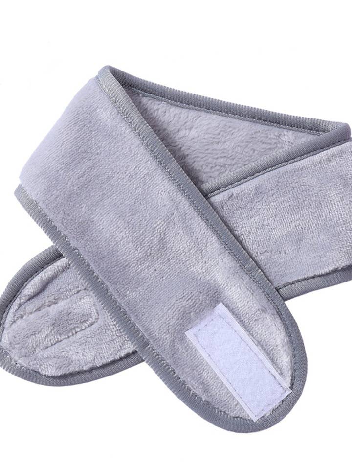 Sminkpannband / Frotté Spa hårband - Grå för wholesale av AfricanFabs