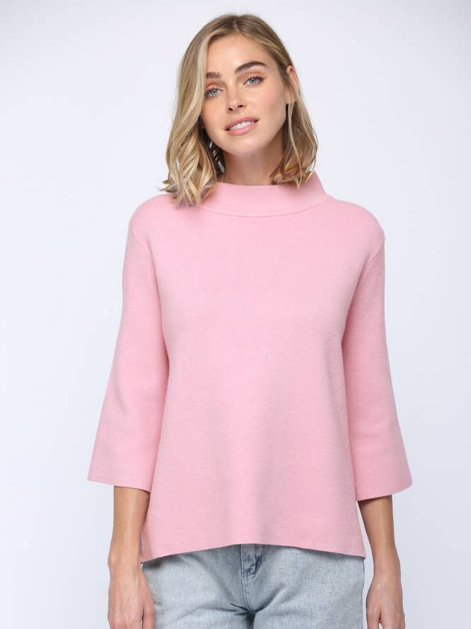 CAMISOLA COM GOLA SIMULADA/MANGA DE SINO (VA-35) por atacado de FATE