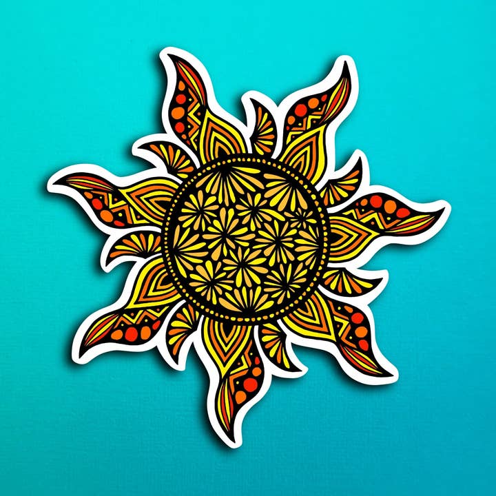 Sunshine Sticker (WATERPROOF) for wholesale by Zenspire Designs