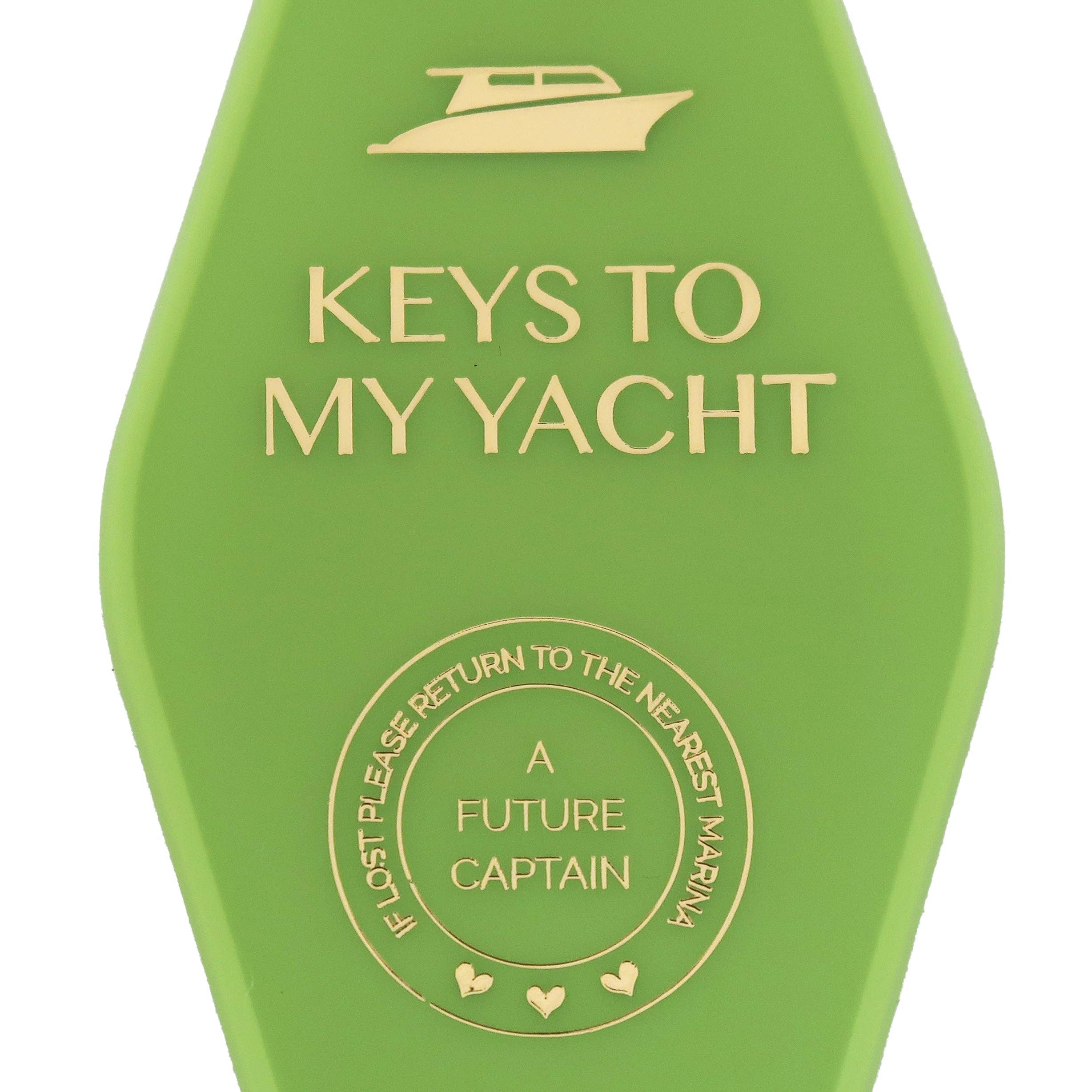 Jollity & Co. + Daydream Society – Großhandel Schlüsselanhänger – Unisex – Schlüssel zu meiner Yacht Schlüsselanhänger1