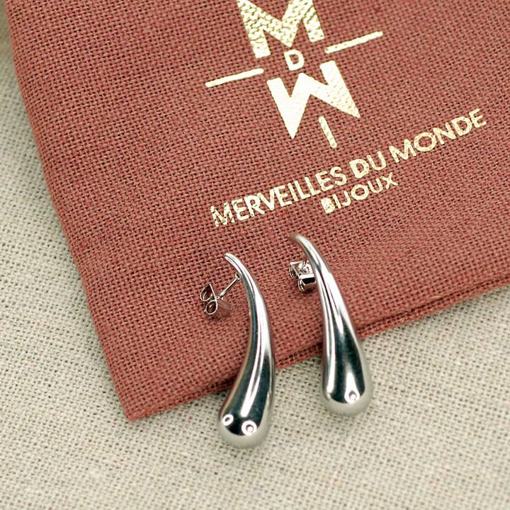 Merveilles du Monde – Brincos de argola por atacado – BO em Aço Inoxidável1