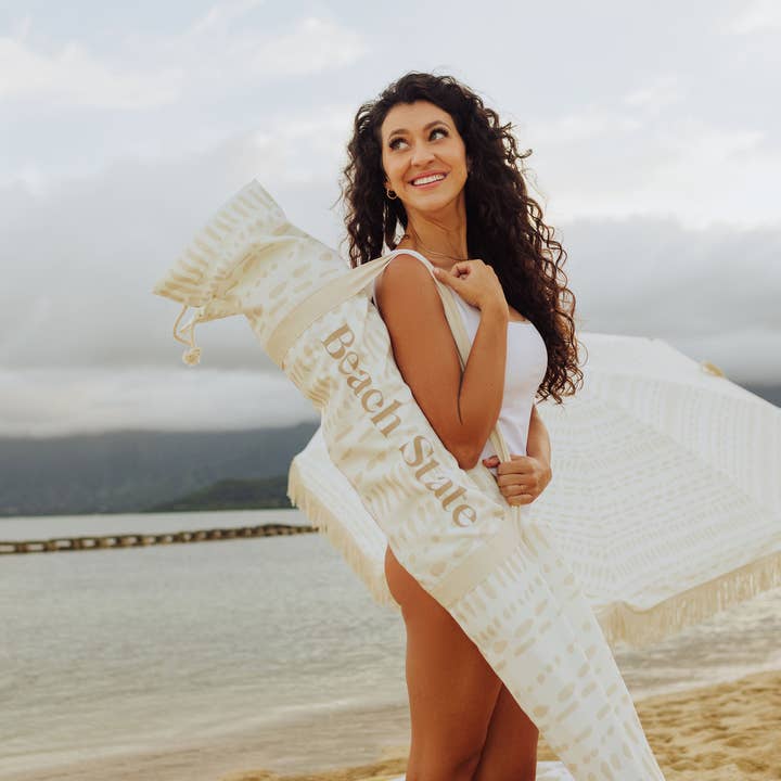 Beach State Summerland Beach Umbrella - Laguna for wholesale on Faire