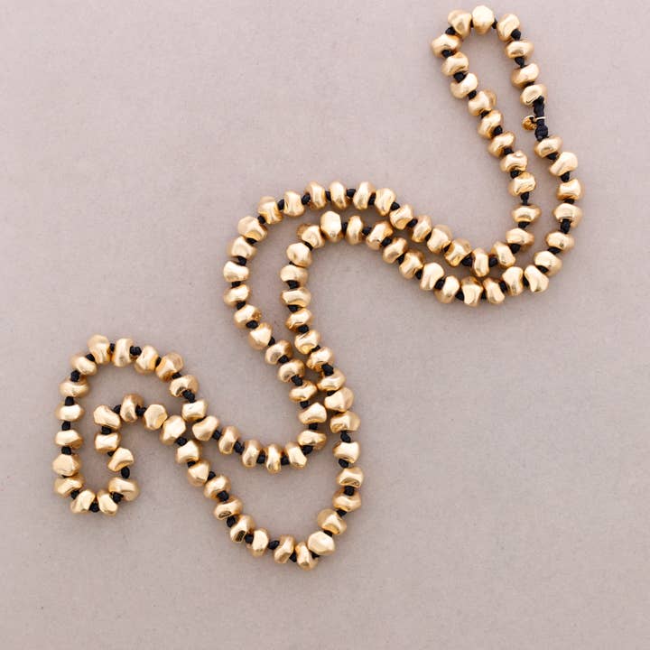 Long Metal Bead Necklace for wholesale by Sonata
