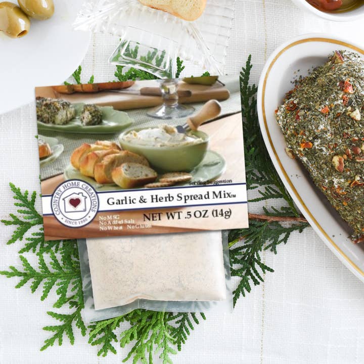 Country Home Creations - Wholesale Dip - Garlic & Herb Spread Mix1
