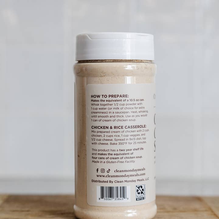 Clean Monday Meals - Wholesale Soup - Cream of Chicken Soup Mix2
