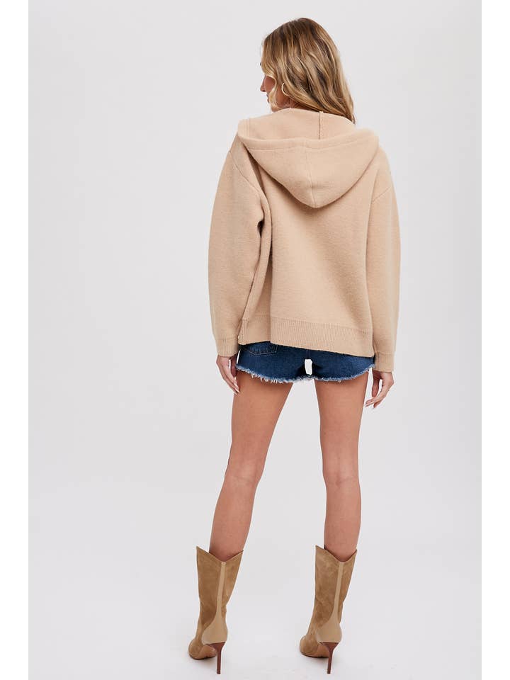 Bluivy - Wholesale Hoodie – Women's - SWEATER ZIP UP JACKET WITH HOODIE9