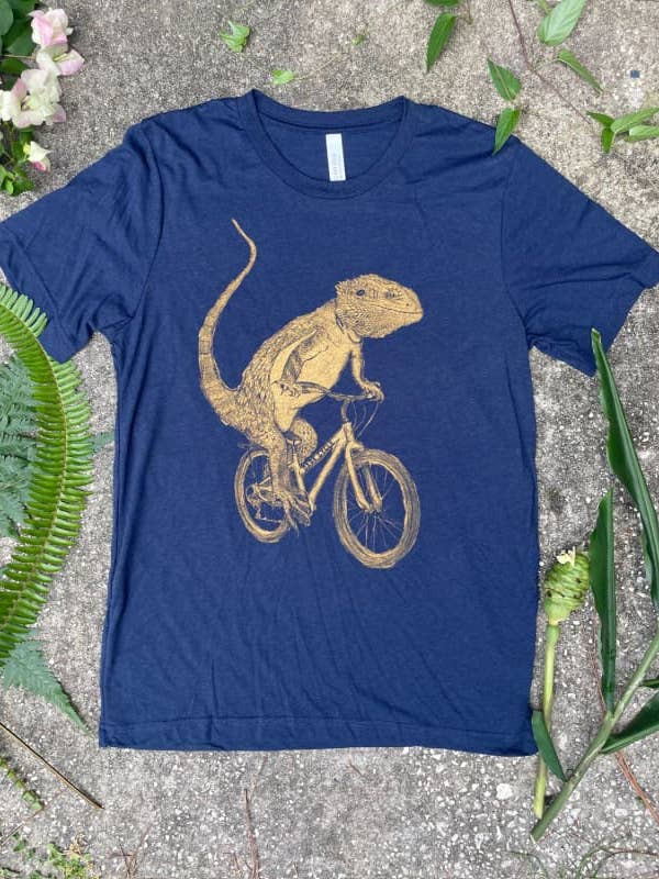 Camisa Unisexo Dragon on A Bicicleta/Camisa Unisexo por atacado de Dark Cycle Clothing