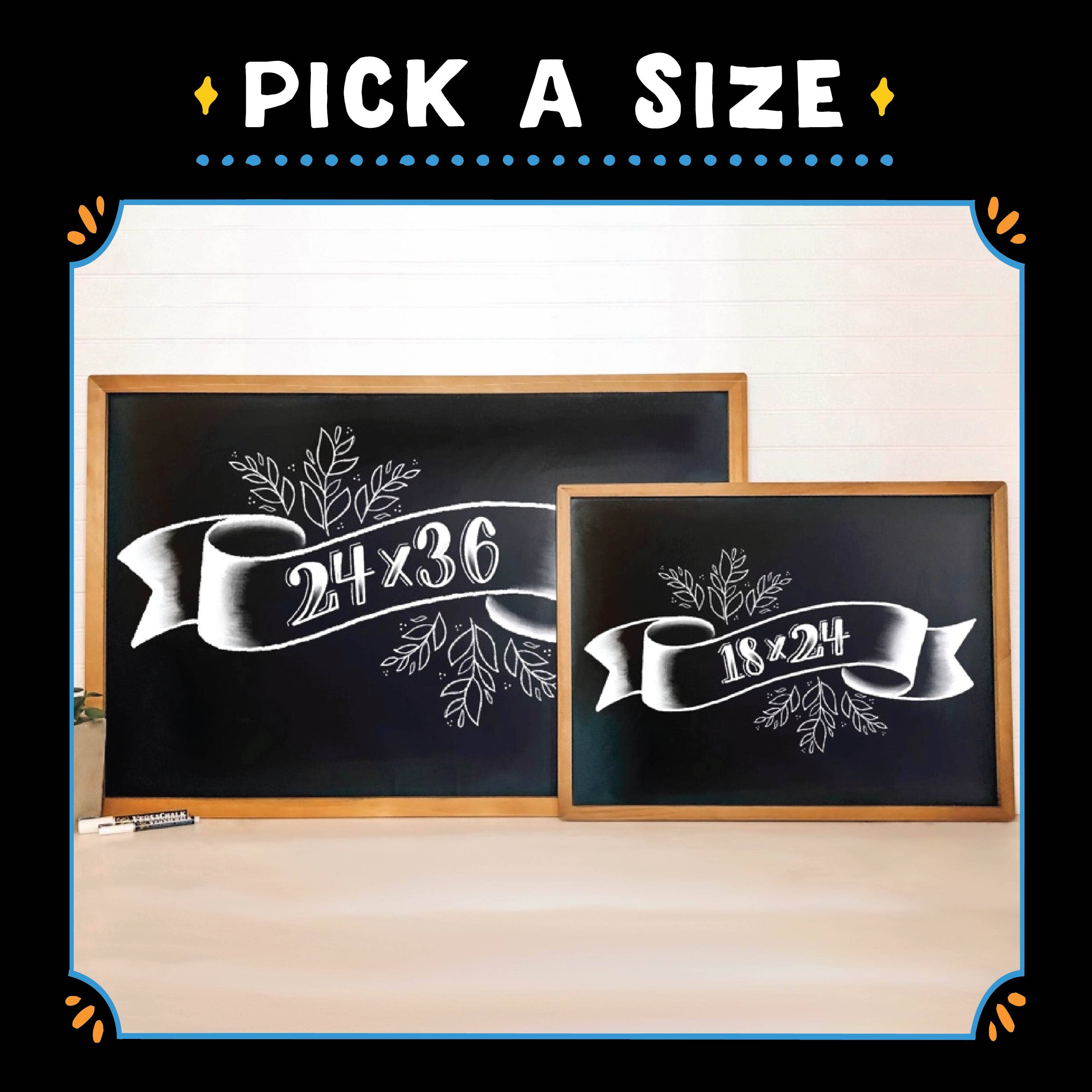 VersaChalk - Wholesale Chalkboard - Wood Framed Chalkboard + Fine Tip White Marker8