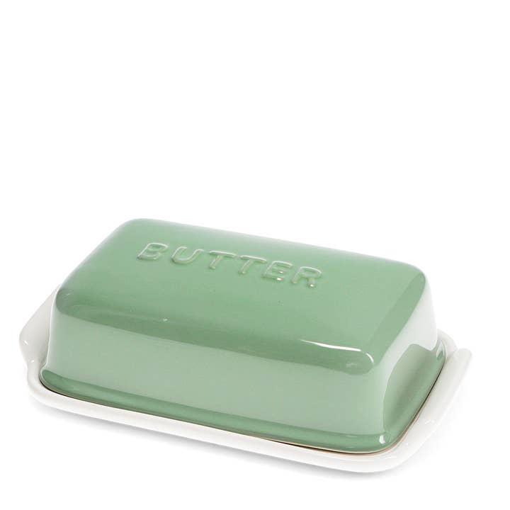 Rex B2B - UK – wholesale Butter dish – Ceramic butter dish - Green