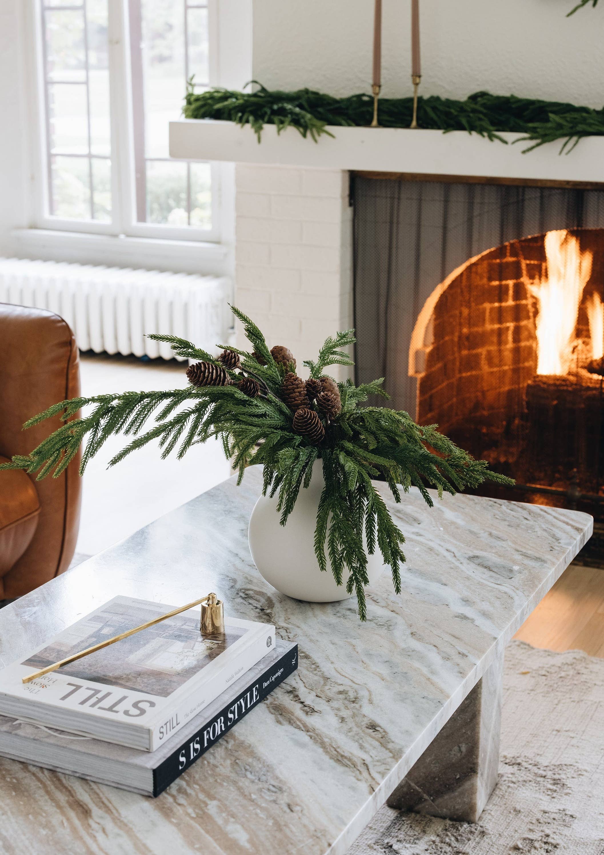 Afloral - Wholesale Artificial Plant - Afloral™ Real Touch Norfolk Pine Branch - 36"8