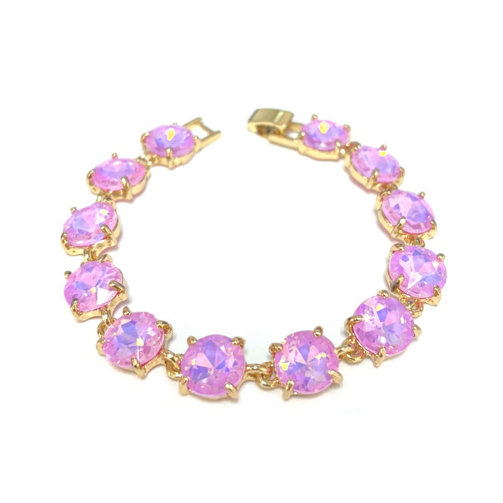 StarryNYC - Vente Bracelets maillon et chaîne - Bracelet rond en cristal taillé dans un coussin26