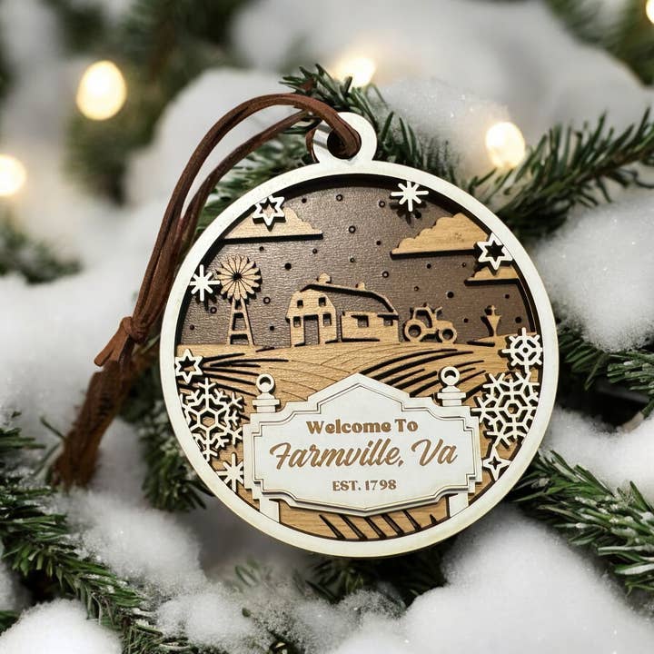 Rag Crazy Creates - Wholesale Ornament - Town Welcome Ornaments4