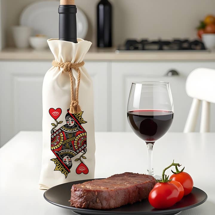 Jolitee – wholesale Wine gift bag – Bottle Bags - Cards & Sips, 3 Styles to Choose From5