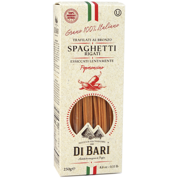 Gourmandise - Vente Pâtes - Spaghetti au peperoncino Di Bari 250 g0